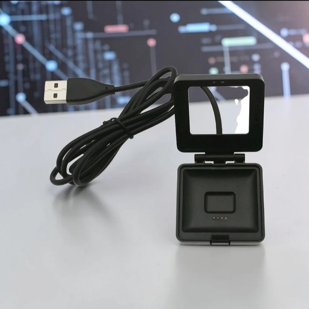 Smartwatch USB Charger for Fitbit Blaze, Charging Cable Cord Dock Stand. The ite